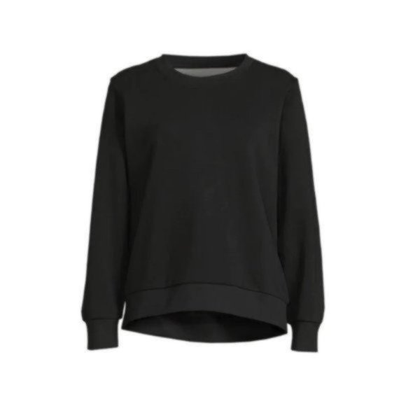 HUDSON JEANS Knotted Cutout Back Sweatshirt, Black NWT - Picture 4 of 8